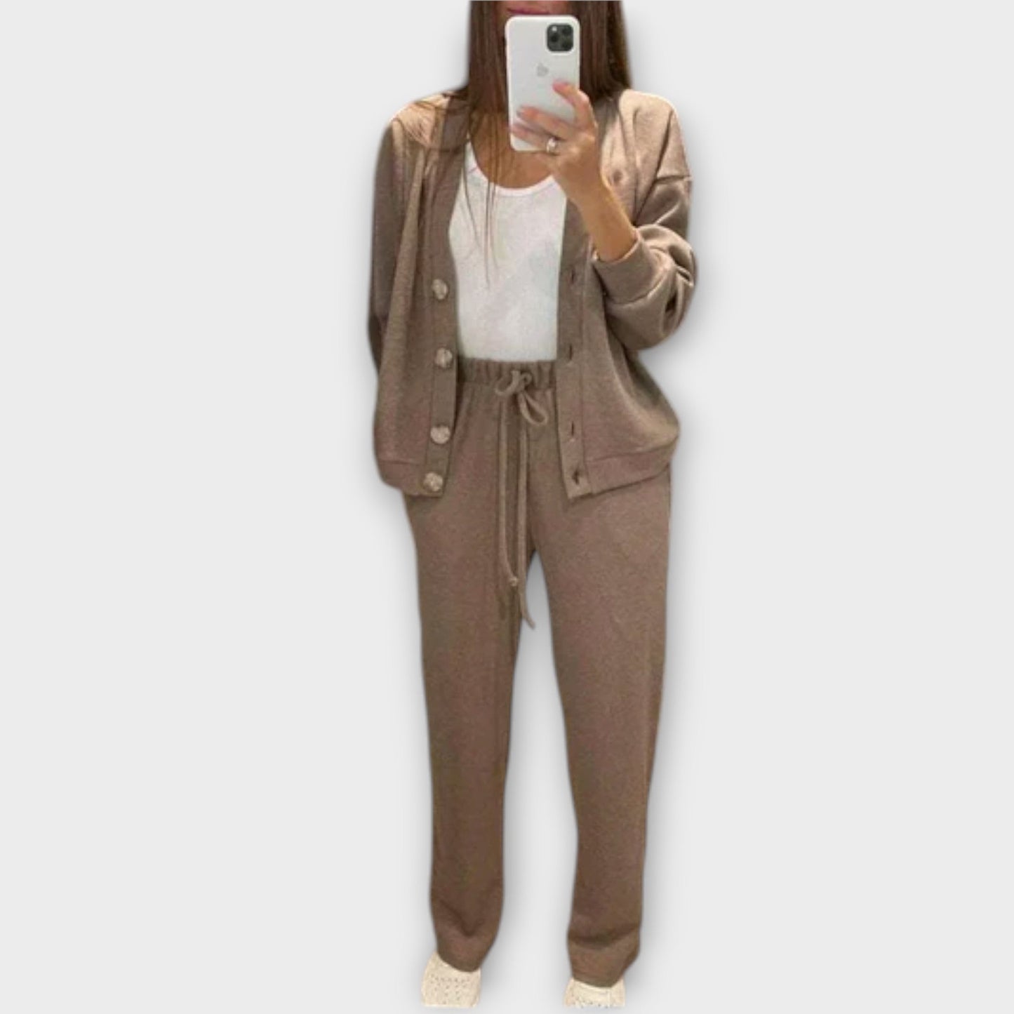 Variant image for Chantal - Damen Set Twin Set Cardigan & Hosen Für Elegante Anlässe-25