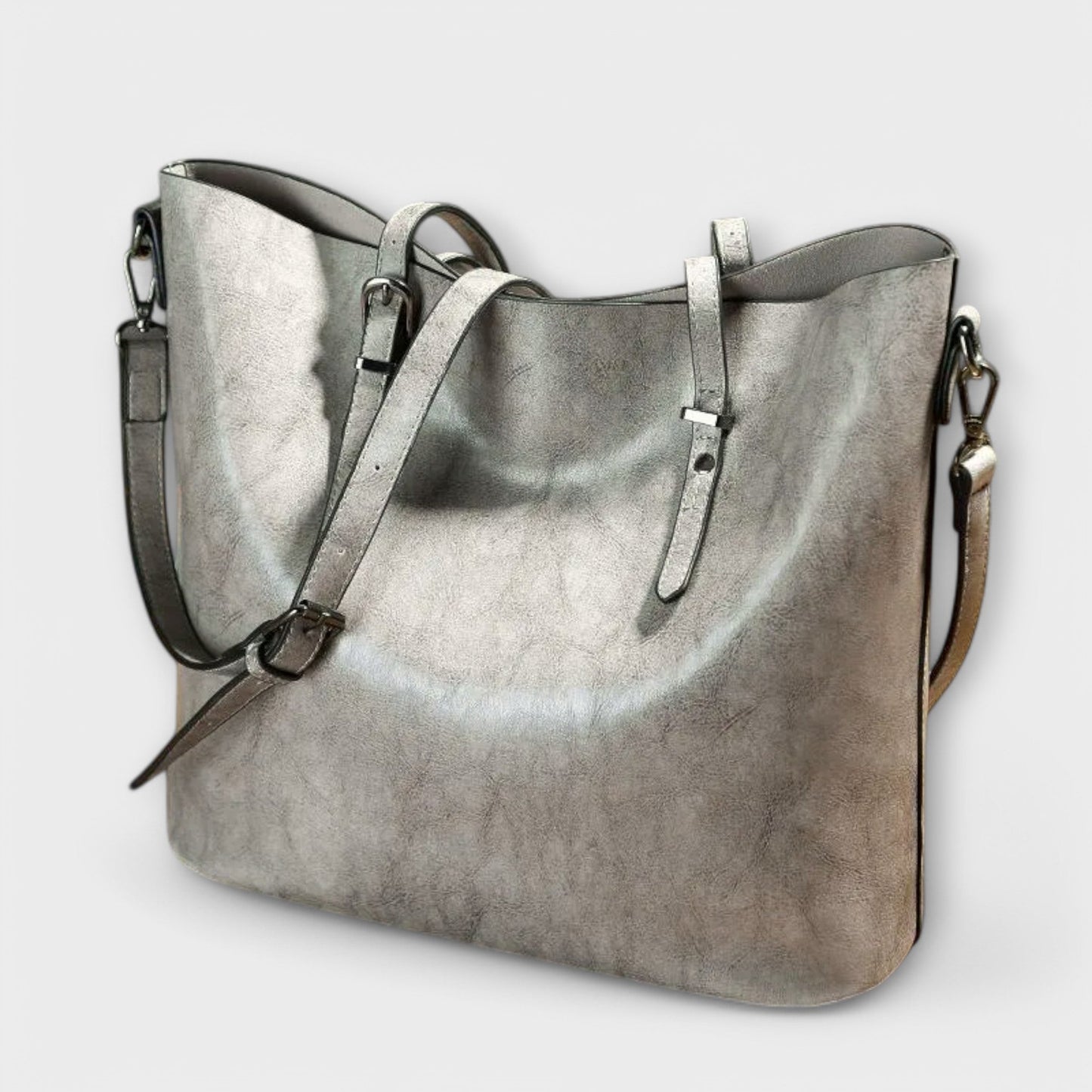Variant image for Léora - Vintage Umhängetasche Damen Schwarz, Geräumige Crossbody Bag für Arbeit und Freizeit-4