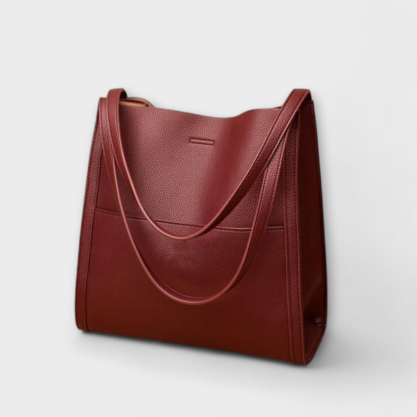 Léora - Handgefertigte Schwarze Ledertasche Damen, Elegante Shopper aus Leder für Alltag und Büro-2