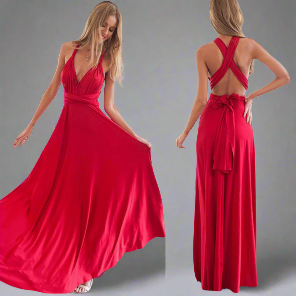 Variant image for Anna | Elegantes Wickelkleid Damen Midi für Feste und Sommeranlässe aus Premiumstoff-29
