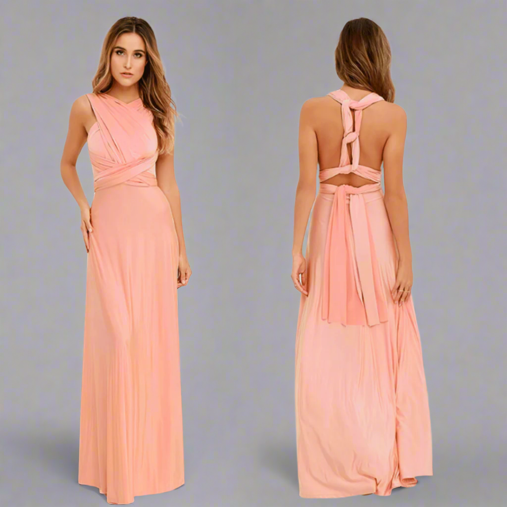 Variant image for Anna | Elegantes Wickelkleid Damen Midi für Feste und Sommeranlässe aus Premiumstoff-33