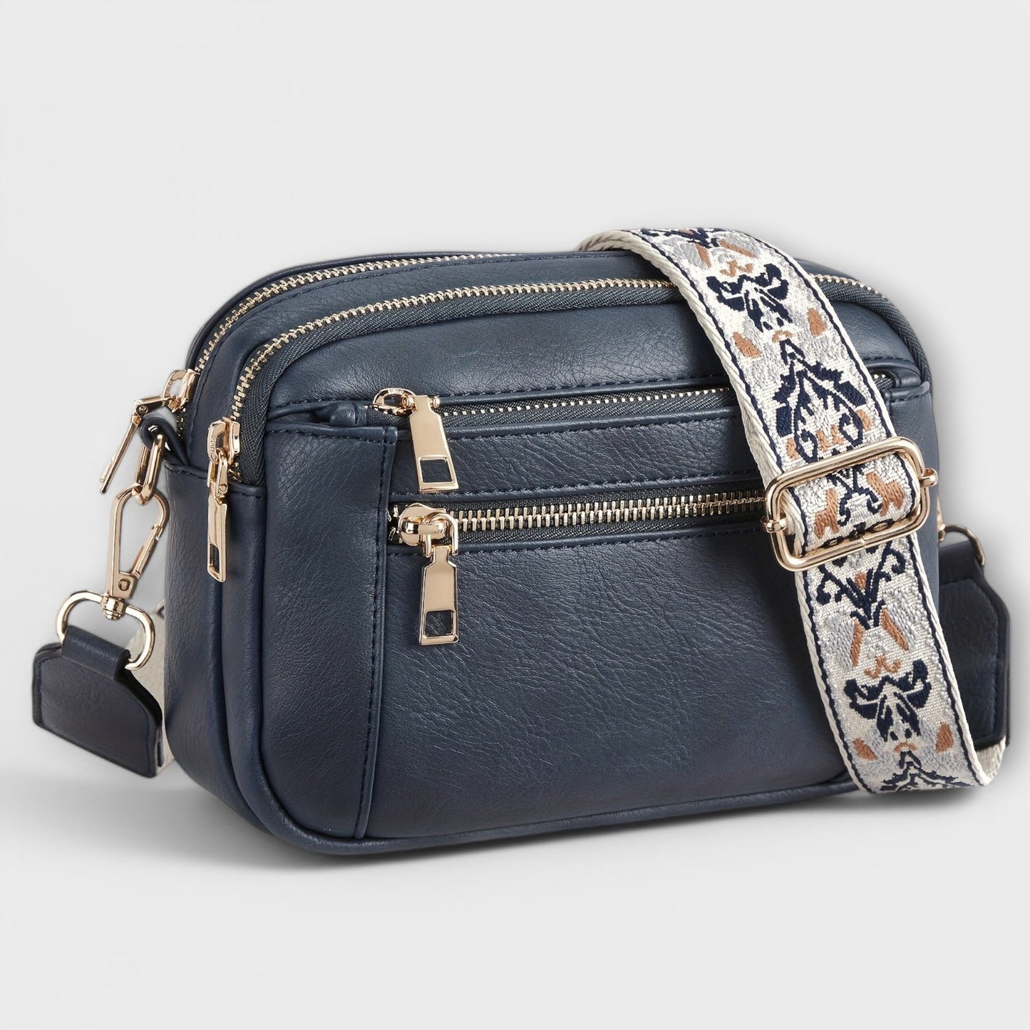 Variant image for Léora - Elegante Handtasche Damen im Retro-Stil aus Veganem Leder mit Boho-Trageriemen-7