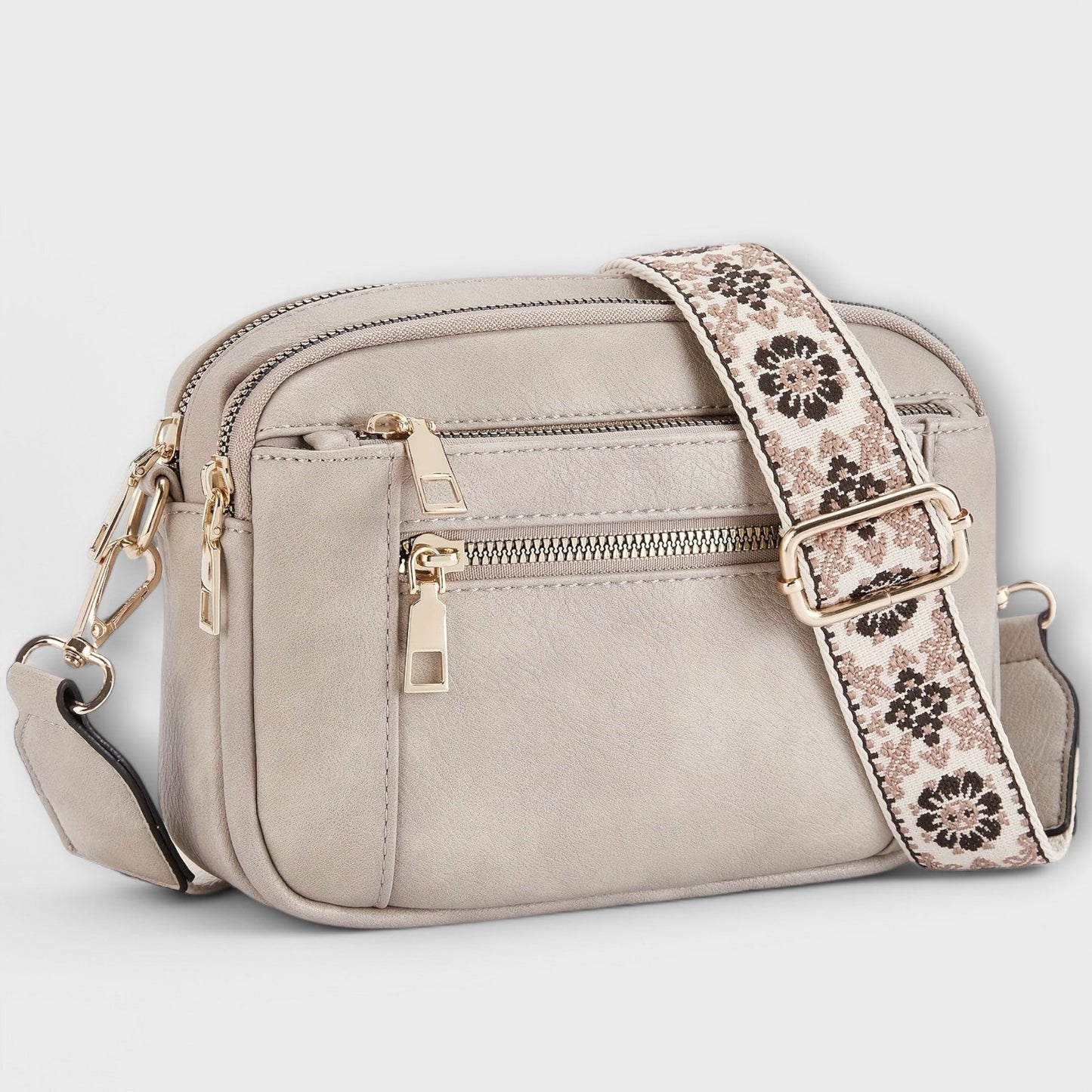 Variant image for Léora - Elegante Handtasche Damen im Retro-Stil aus Veganem Leder mit Boho-Trageriemen-3