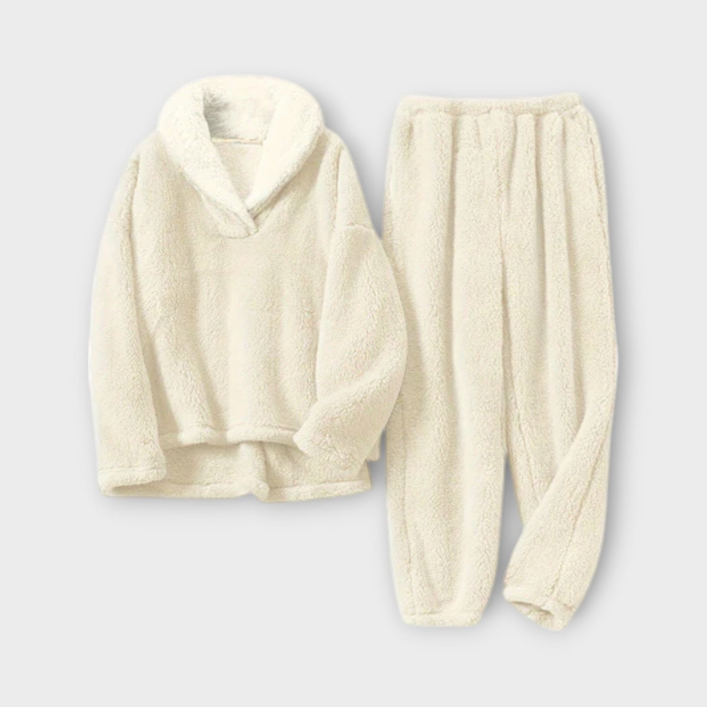 Variant image for Stella - Kuscheliger Flanell Pyjama Damen Set im Klassischen Stil - Bequem und Warm für Entspannte Nächte-29
