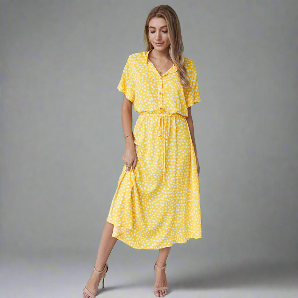 Variant image for Philomena Sommerkleid Damen | Luftiges Festliches Kleid aus Premiumstoff für warme Tage-13