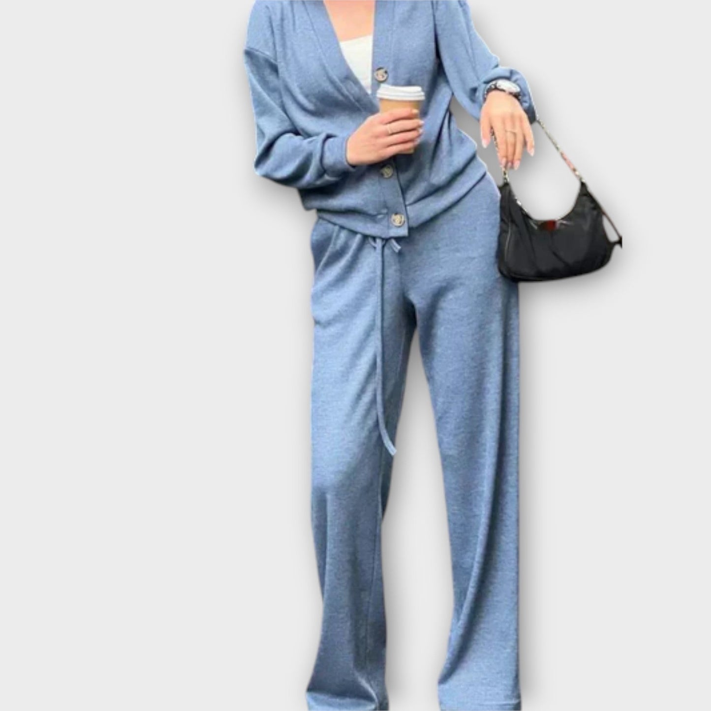 Variant image for Chantal - Damen Set Twin Set Cardigan & Hosen Für Elegante Anlässe-19