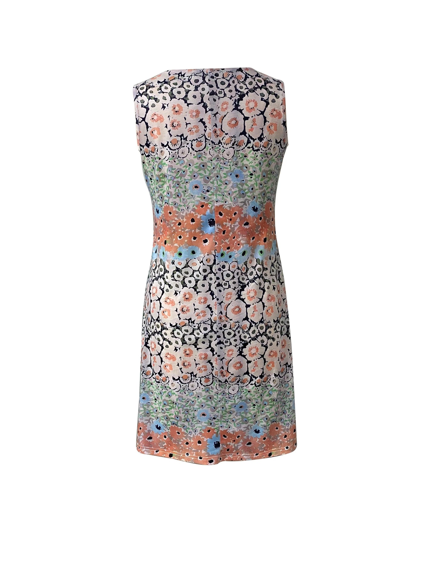 Louisa™ Blumen Kleid Für Damen - Festliches Kleid Hochzeitsgast Mit Bauchabdeckung - Elegantes Sommer Kleid-3