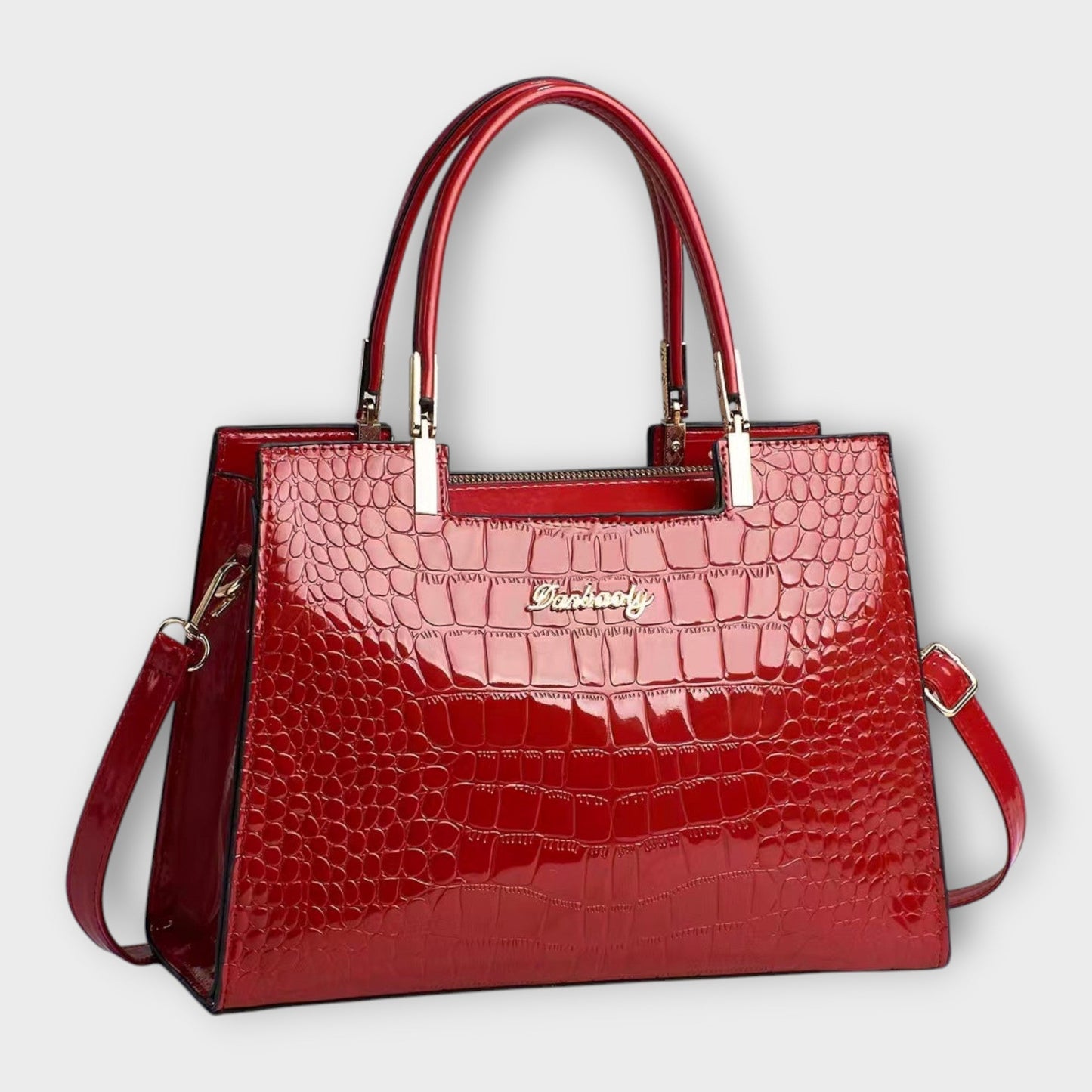 Variant image for Léora - Elegante Handtasche Damen im Krokodilleder-Look, Geräumig & Vielseitig für Jeden Anlass-4
