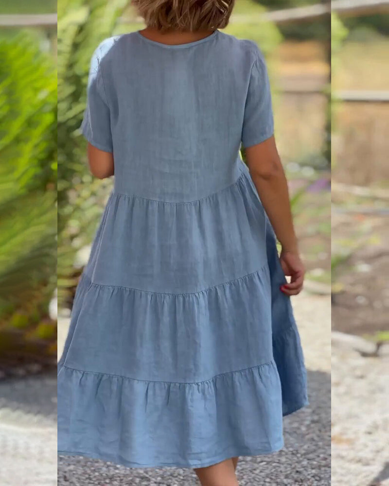 Kristina™ | Elegantes Boho-Damenkleid für Hochzeitsgast – Festliche Kleider für Sommerpartys-6