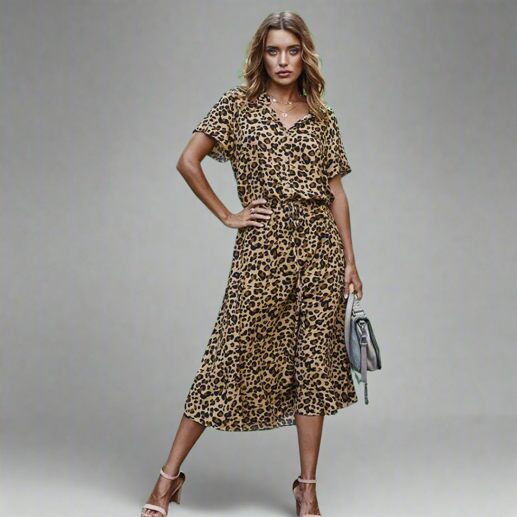Philomena Sommerkleid Damen | Luftiges Festliches Kleid aus Premiumstoff für warme Tage-2