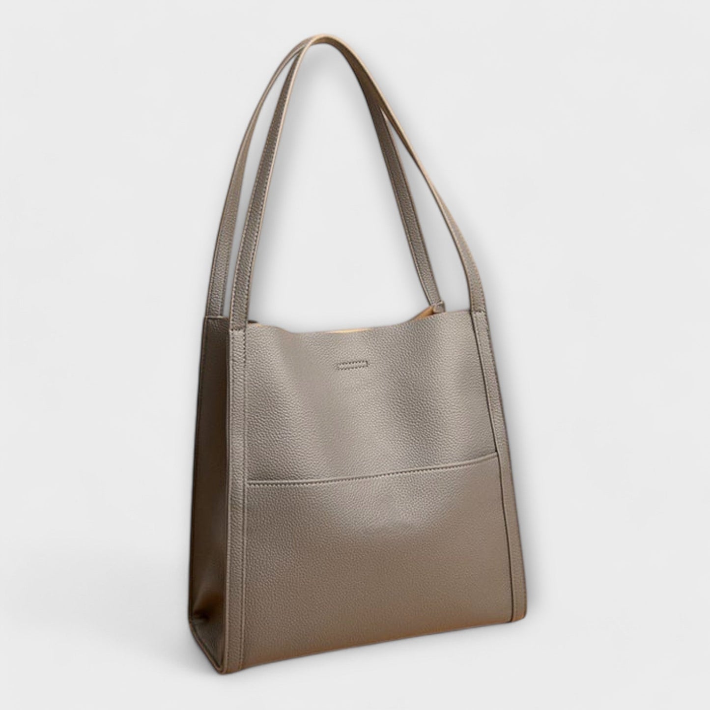 Variant image for Léora - Handgefertigte Schwarze Ledertasche Damen, Elegante Shopper aus Leder für Alltag und Büro-3
