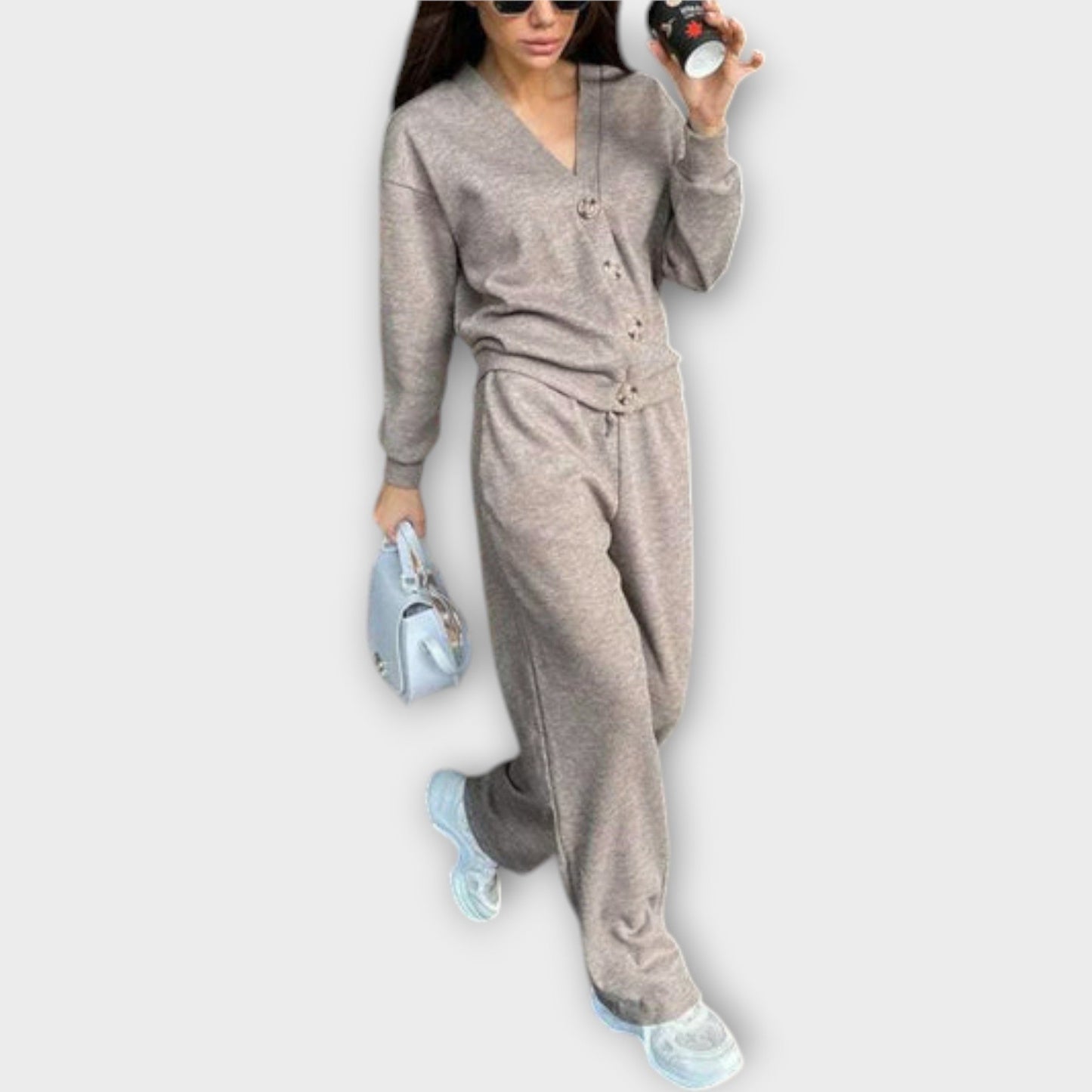 Variant image for Chantal - Damen Set Twin Set Cardigan & Hosen Für Elegante Anlässe-7