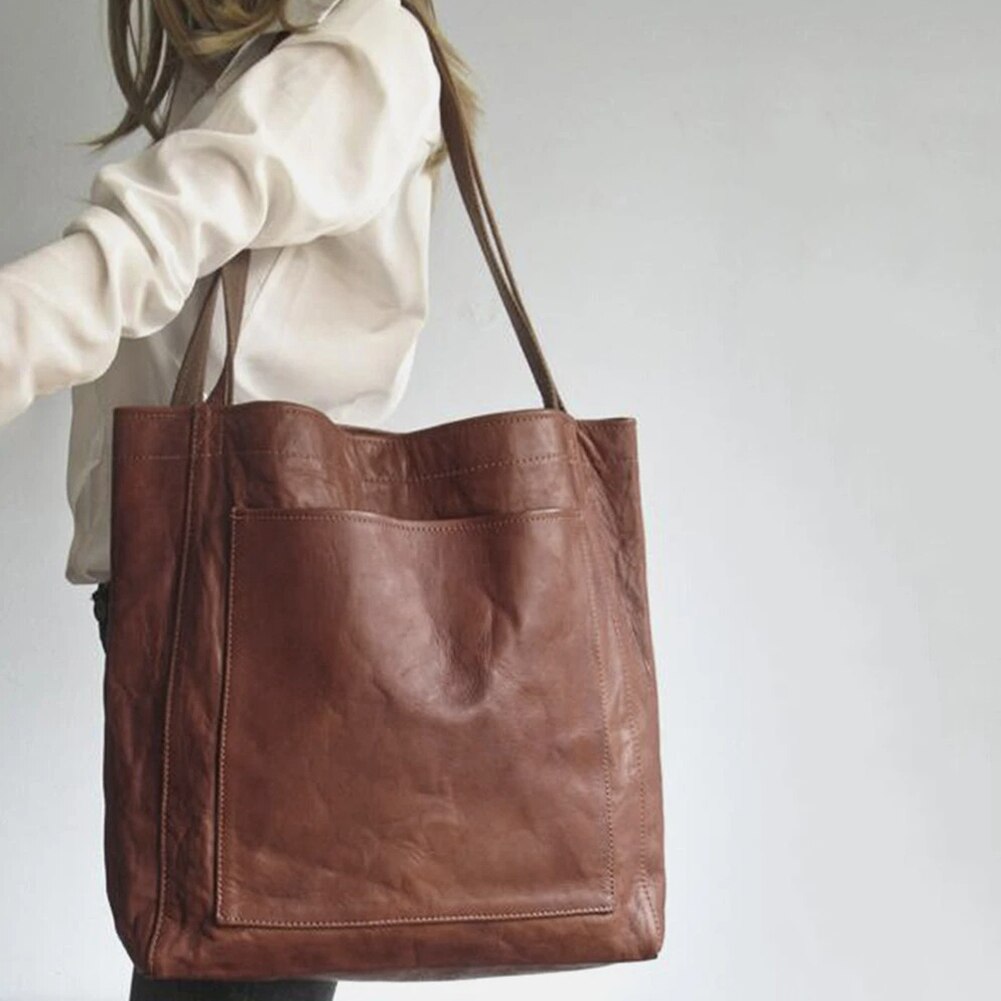 Léora - Elegante Schultertasche Damen Schwarz - Praktisch Für Alltag Und Büro-3