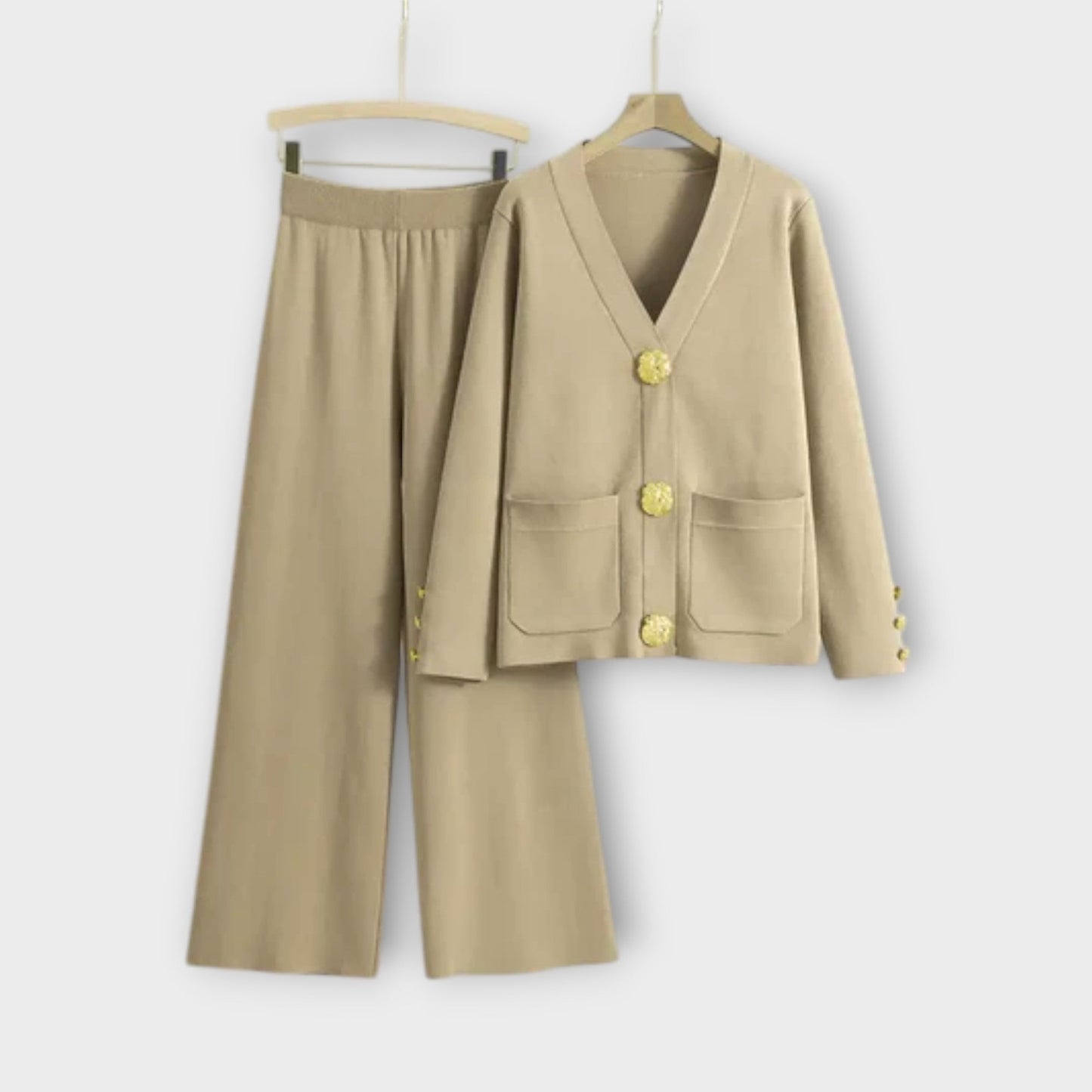 Variant image for Anna - Elegantes Damen Set Aus Hochwertigem Stoff - Schwarz, Figurbetont, Vielseitig Für Alltag Und Besondere Anlässe-3