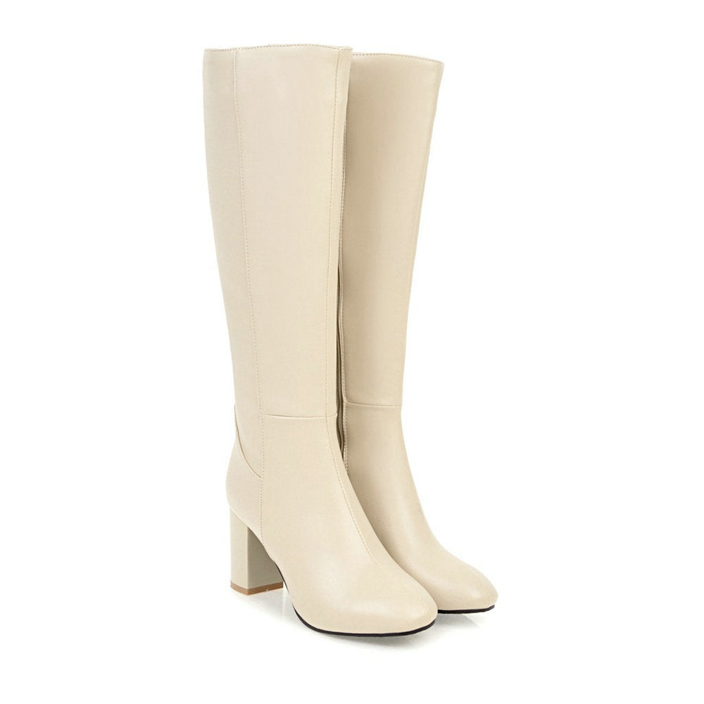 Variant image for Anna Elegante Schwarze Stiefel Damen | Kniehohe Absatzstiefel für Winter Komfort-11