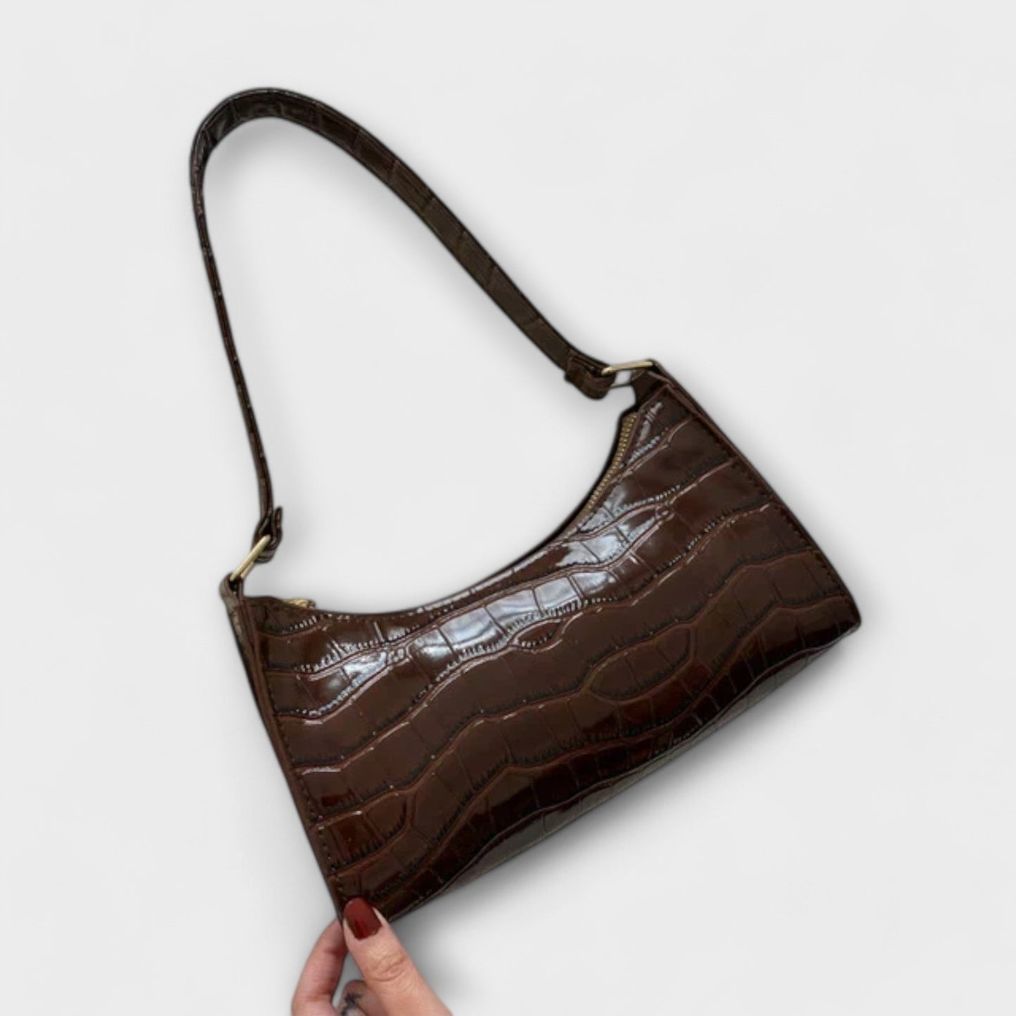 Variant image for Léora Handtasche Damen Schwarz – Elegante Ledertasche für Jeden Anlass, Geräumig und Vielseitig-8