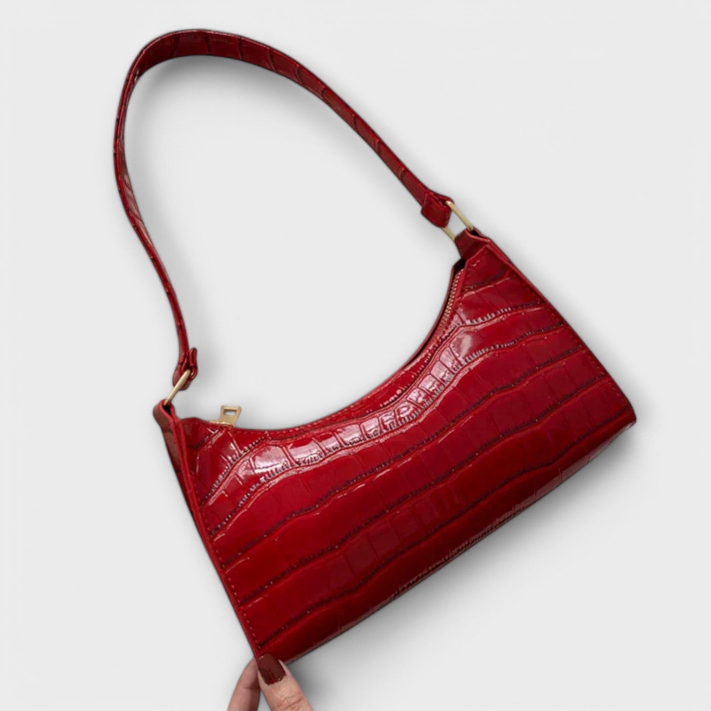 Variant image for Léora Handtasche Damen Schwarz – Elegante Ledertasche für Jeden Anlass, Geräumig und Vielseitig-6