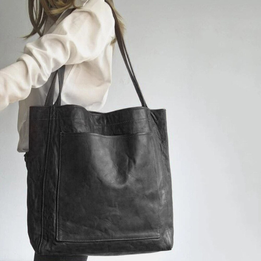 Léora - Elegante Schultertasche Damen Schwarz - Praktisch Für Alltag Und Büro-4