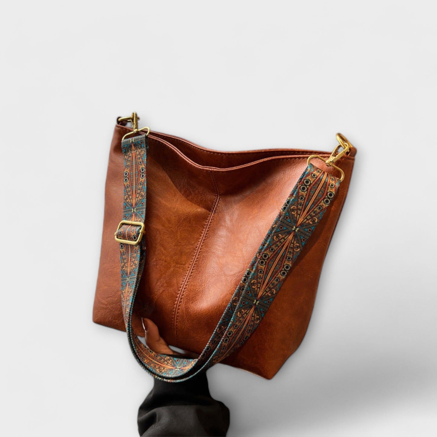 Variant image for Léora - Elegante Vintage-Handtasche Damen Schwarz für Stilbewusste Frauen - Praktisch und Vielseitig-4