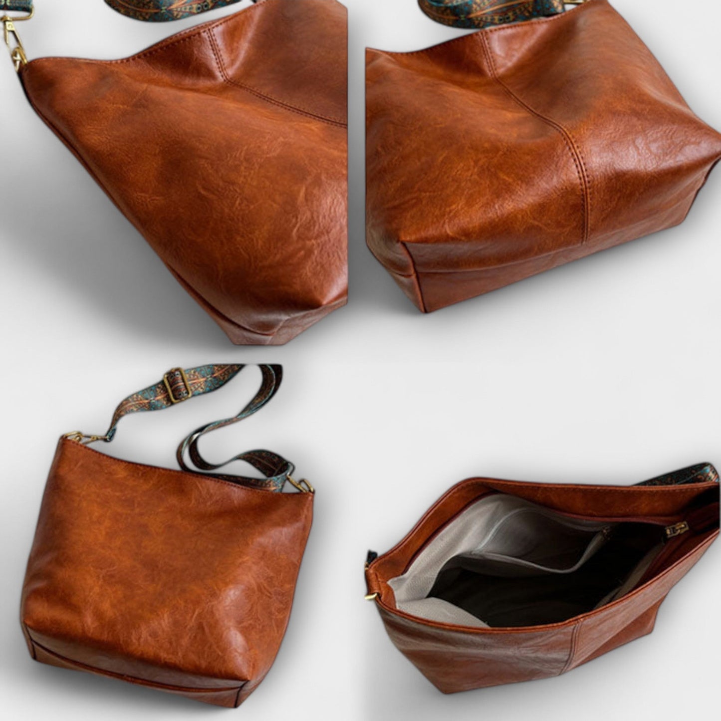 Léora - Elegante Vintage-Handtasche Damen Schwarz für Stilbewusste Frauen - Praktisch und Vielseitig-6