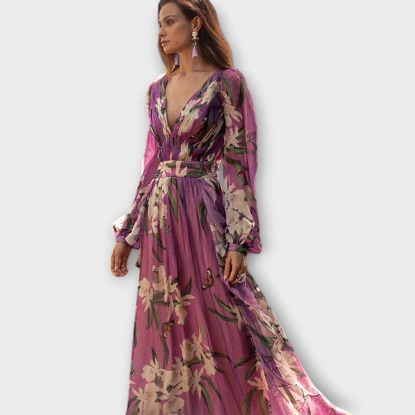 Anna's Elegantes Maxikleid für Damen – Festliche Lange Kleider für Besondere Anlässe-3