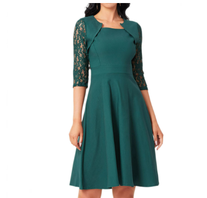 Variant image for Anna | Klassisches Damen Kleid - Elegantes Sommerkleid für Jeden Anlass-16