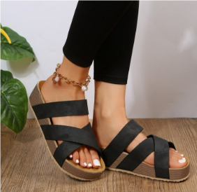Variant image for Anna's Damen Sandalen Mit Geflochtenem Riemen – Komfortable Sommerschuhe Für Stilvolle Anlässe-19