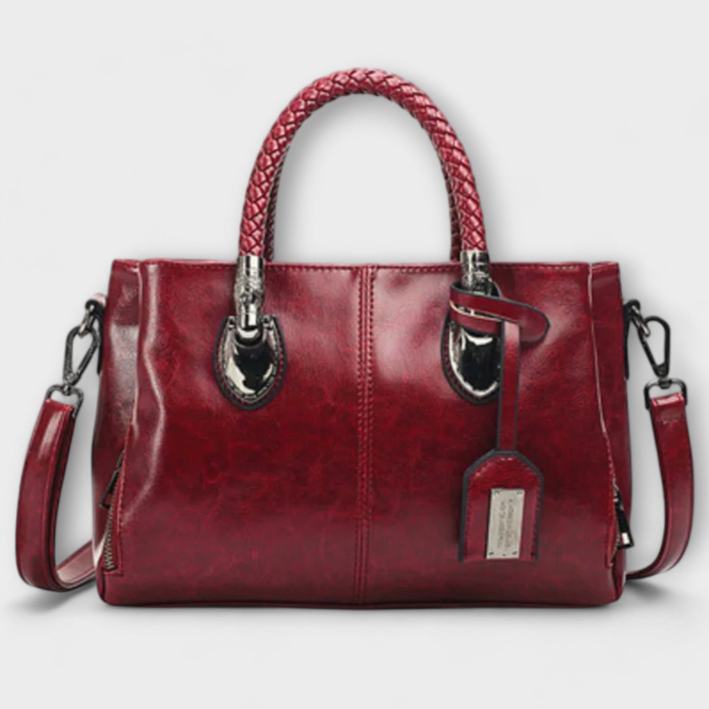 Léora - Elegante Damen Handtasche Schwarz - Stilvolle Duffelbag für Alltag und Beruf-4