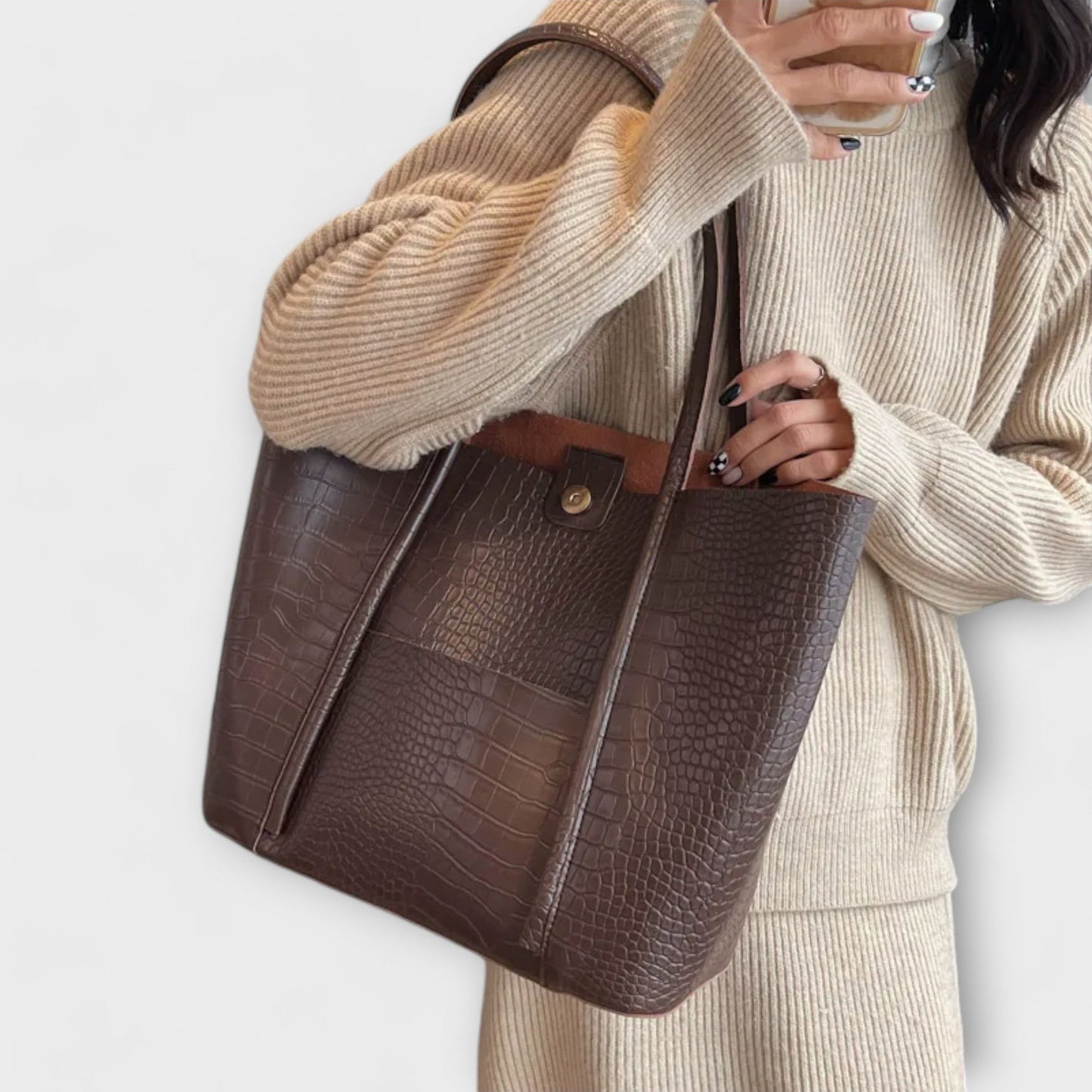 Léora Vintage Umhängetasche Damen – Elegante Crossbody Bag für Jeden Anlass aus Hochwertigem Leder-6