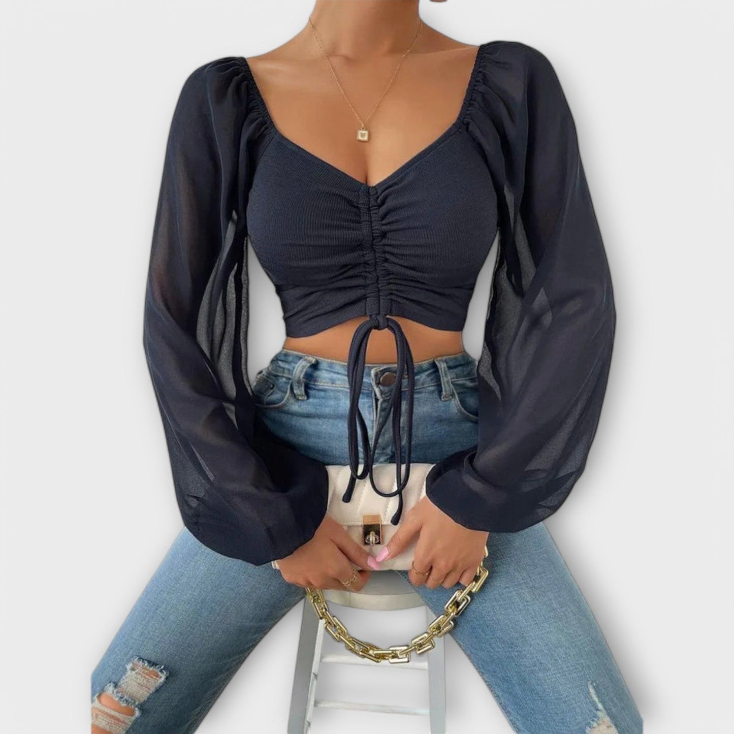 Variant image for Anna - Elegante Damen Abendbluse Für Besondere Anlässe - Komfortabel & Vielseitig - S, M, L, XL-9