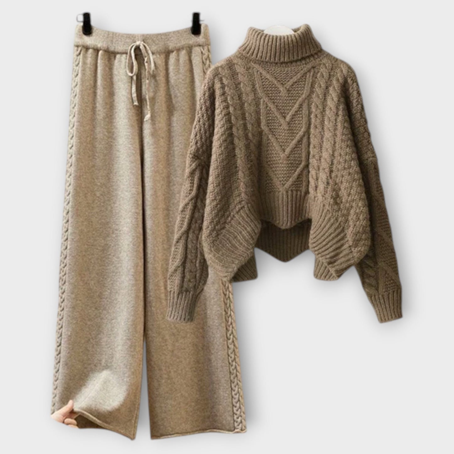 Olivia - Elegantes Strickset Damen, Stilvoll & Bequem, Hochwertige Strickware für Jeden Anlass-1
