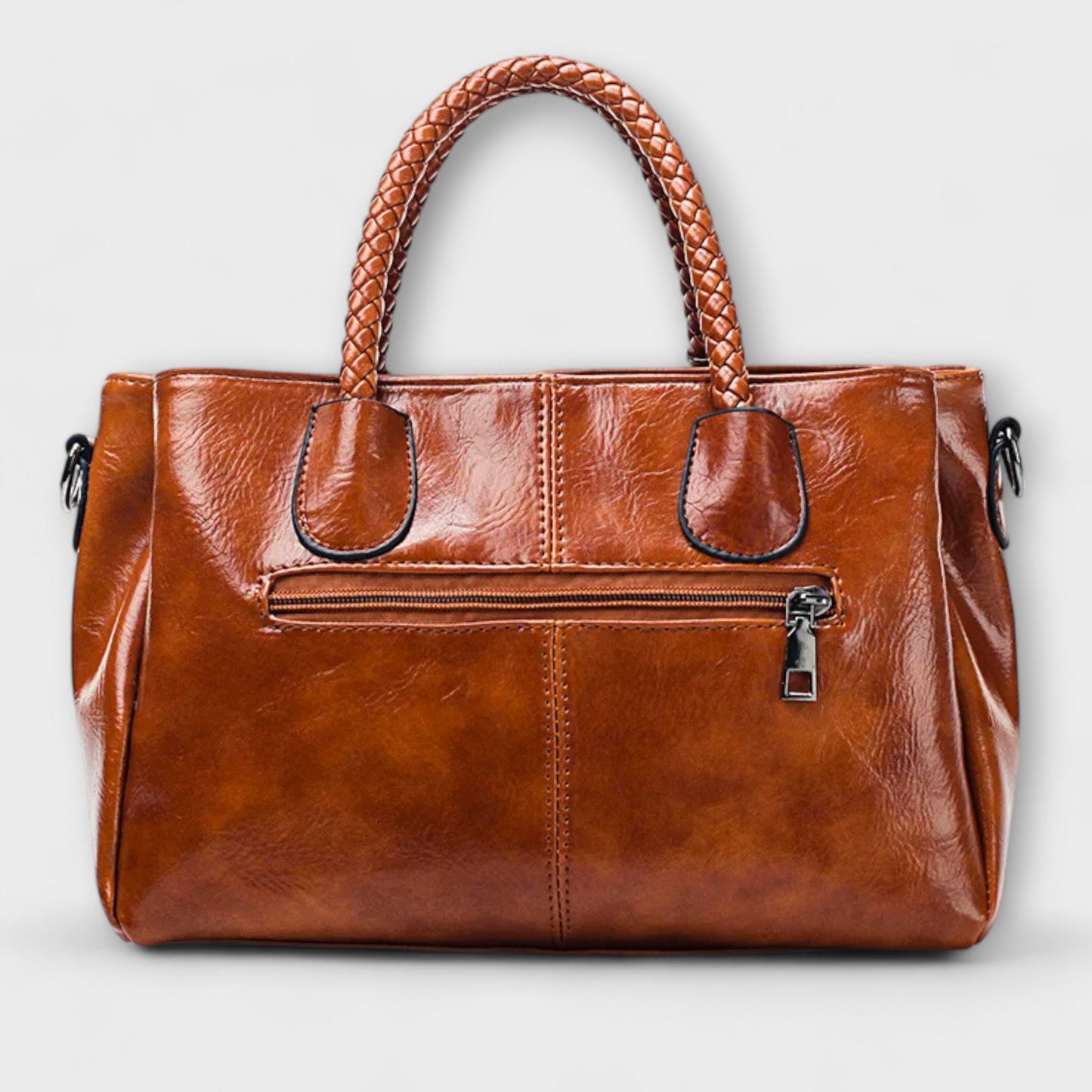 Léora - Elegante Damen Handtasche Schwarz - Stilvolle Duffelbag für Alltag und Beruf-5