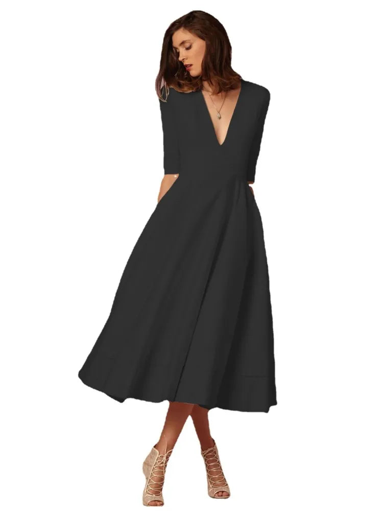 Variant image for Anna's Elegantes Abendkleid für Damen - Midi, Perfekt für Hochzeiten und Formelle Anlässe-25