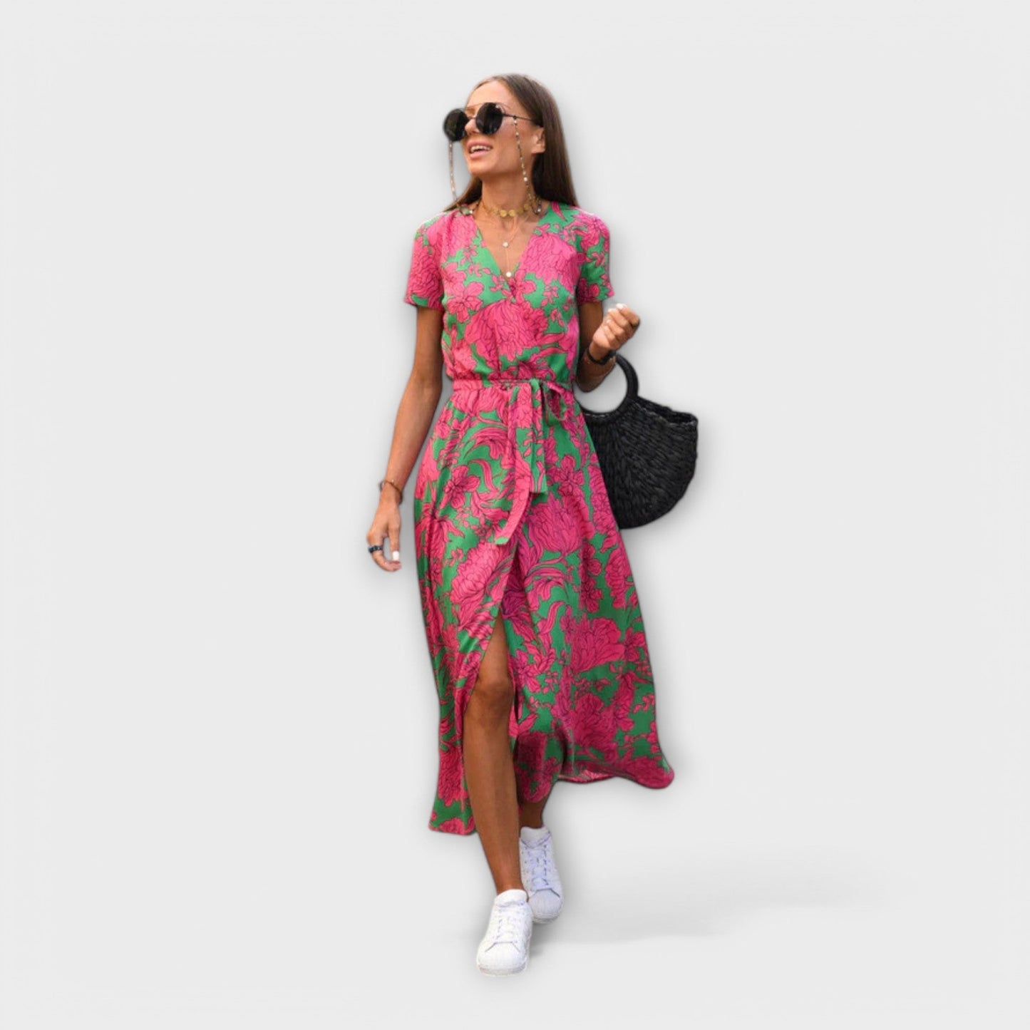 Anna - Elegantes Damenkleid Für Jede Gelegenheit - Bequem und Stilvoll - Luftiges Kleid In S, M, L, XL-4