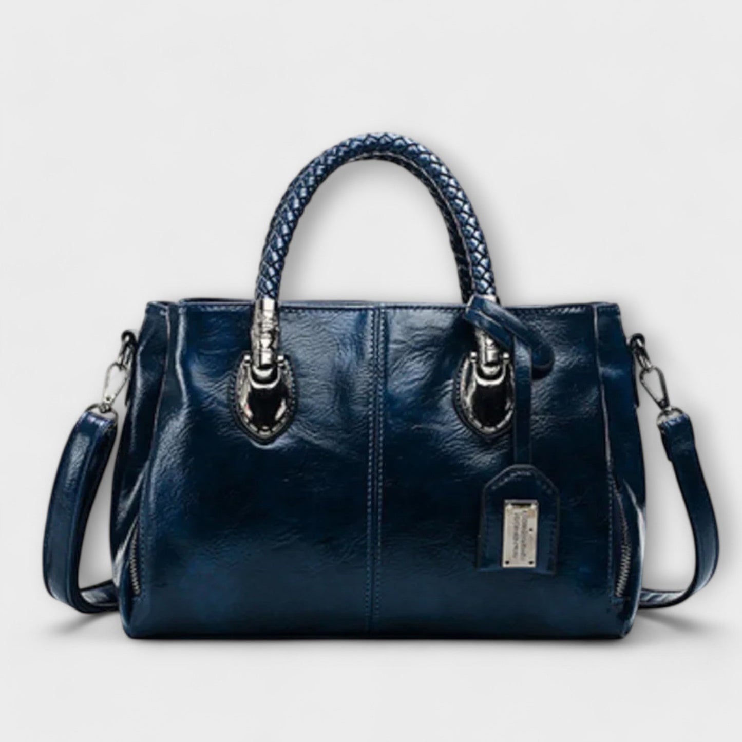 Léora - Elegante Damen Handtasche Schwarz - Stilvolle Duffelbag für Alltag und Beruf-3