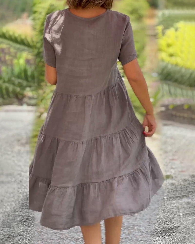 Kristina™ | Elegantes Boho-Damenkleid für Hochzeitsgast – Festliche Kleider für Sommerpartys-4