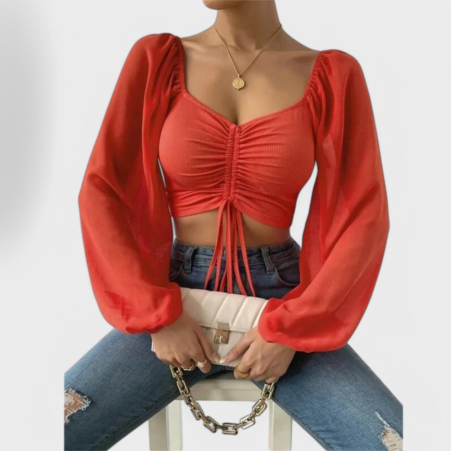 Variant image for Anna - Elegante Damen Abendbluse Für Besondere Anlässe - Komfortabel & Vielseitig - S, M, L, XL-2