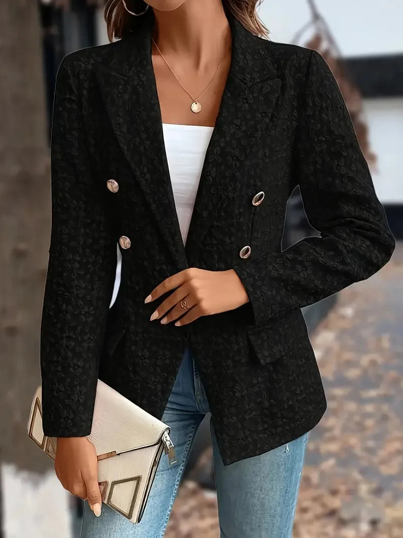 Tessa - Eleganter Damenblazer Im Vintage-Stil, Doppelt, Lange Passform, Vielseitig Kombinierbar-3