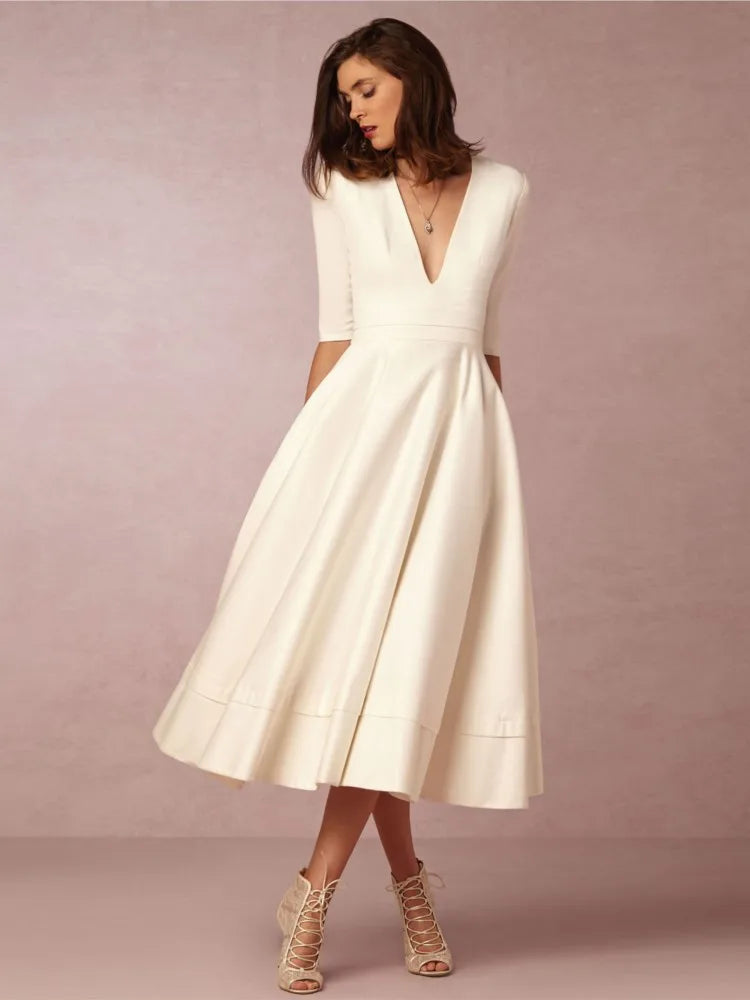 Variant image for Anna's Elegantes Abendkleid für Damen - Midi, Perfekt für Hochzeiten und Formelle Anlässe-37