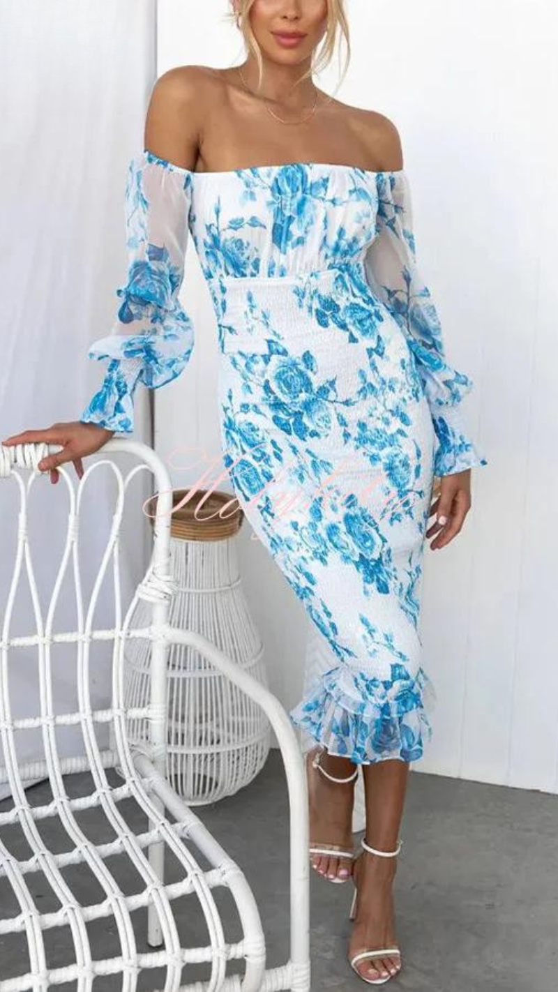 Variant image for Anna's Elegantes Midi-Kleid für Damen - Festliches Kleid Hochzeitsgast, Vielseitige Kleider für Besondere Anlässe-5
