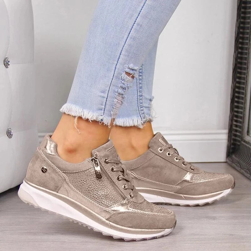 Anna Atmungsaktive Damen Sneakers – Bequeme On Schuhe Damen mit Anti-Rutsch-Sohle für den Sommer-1