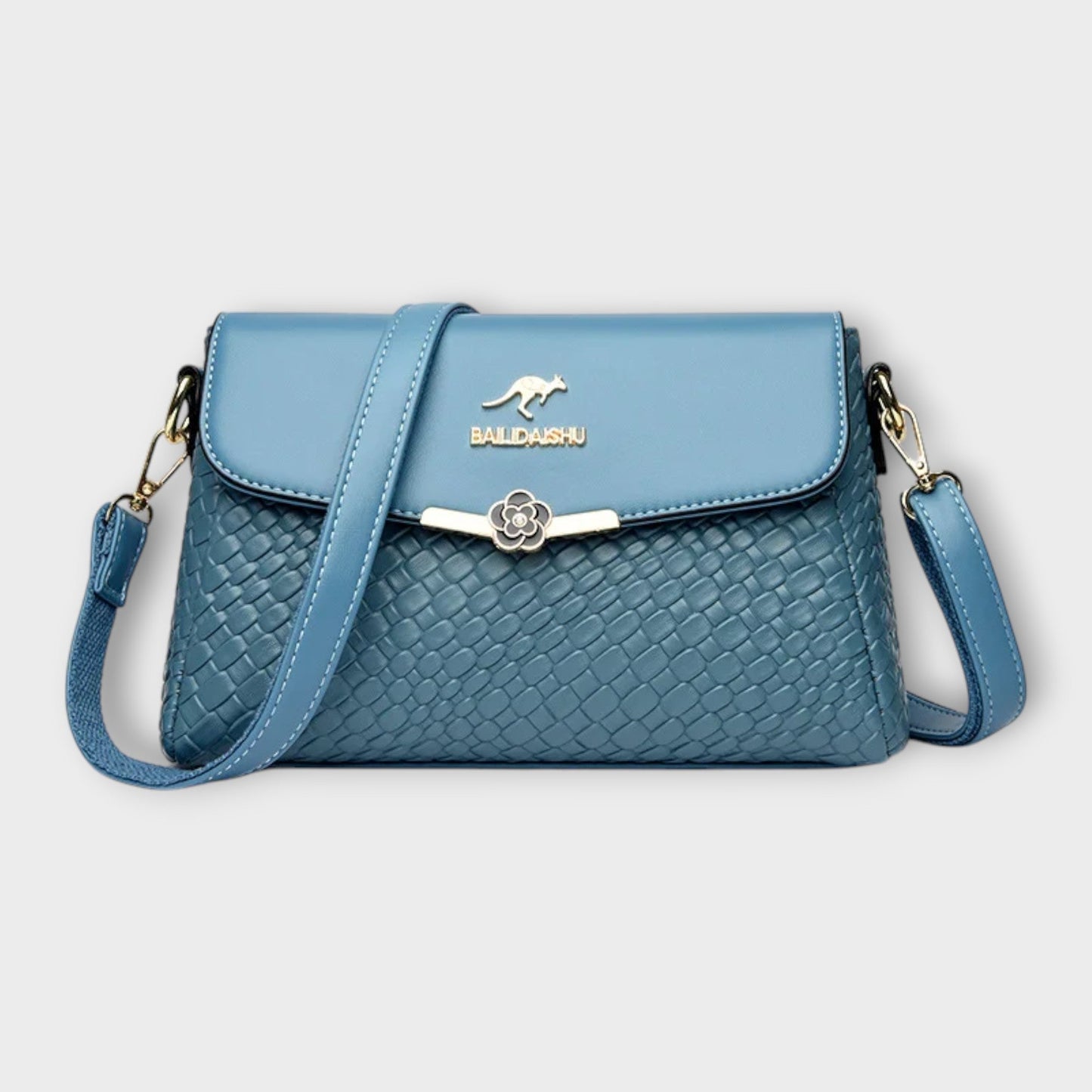 Léora - Elegante Handtasche Damen Schwarz im Vintage-Stil, Schulter- und Crossbody-Trageoptionen-3