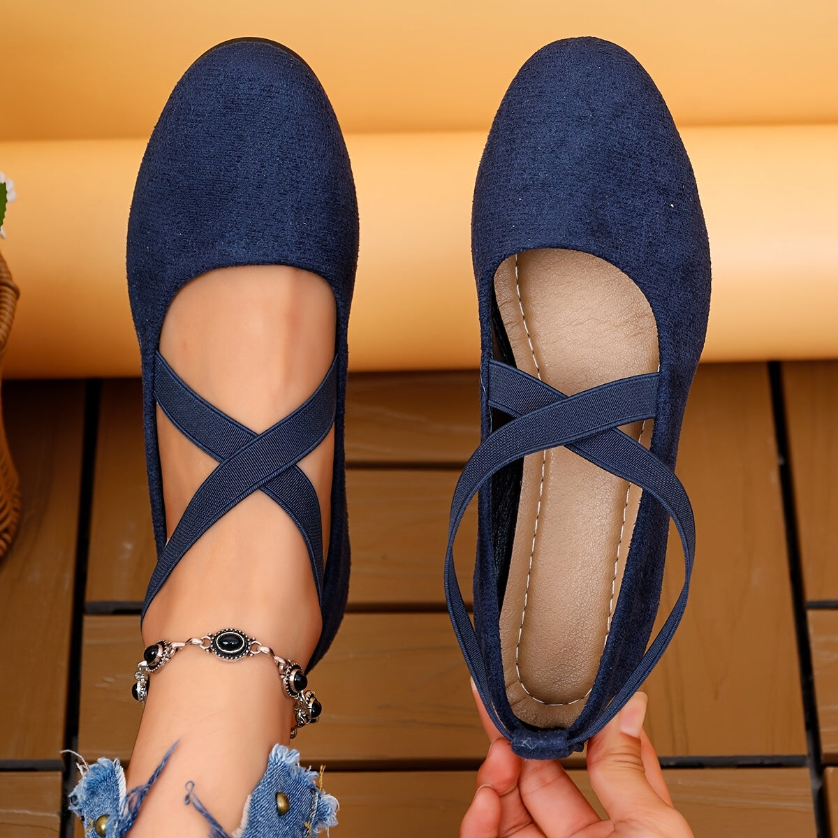 Variant image for Anna Damen Freizeitschuhe mit Keilabsatz - Elegant und Bequem für Freizeit und Büro-13