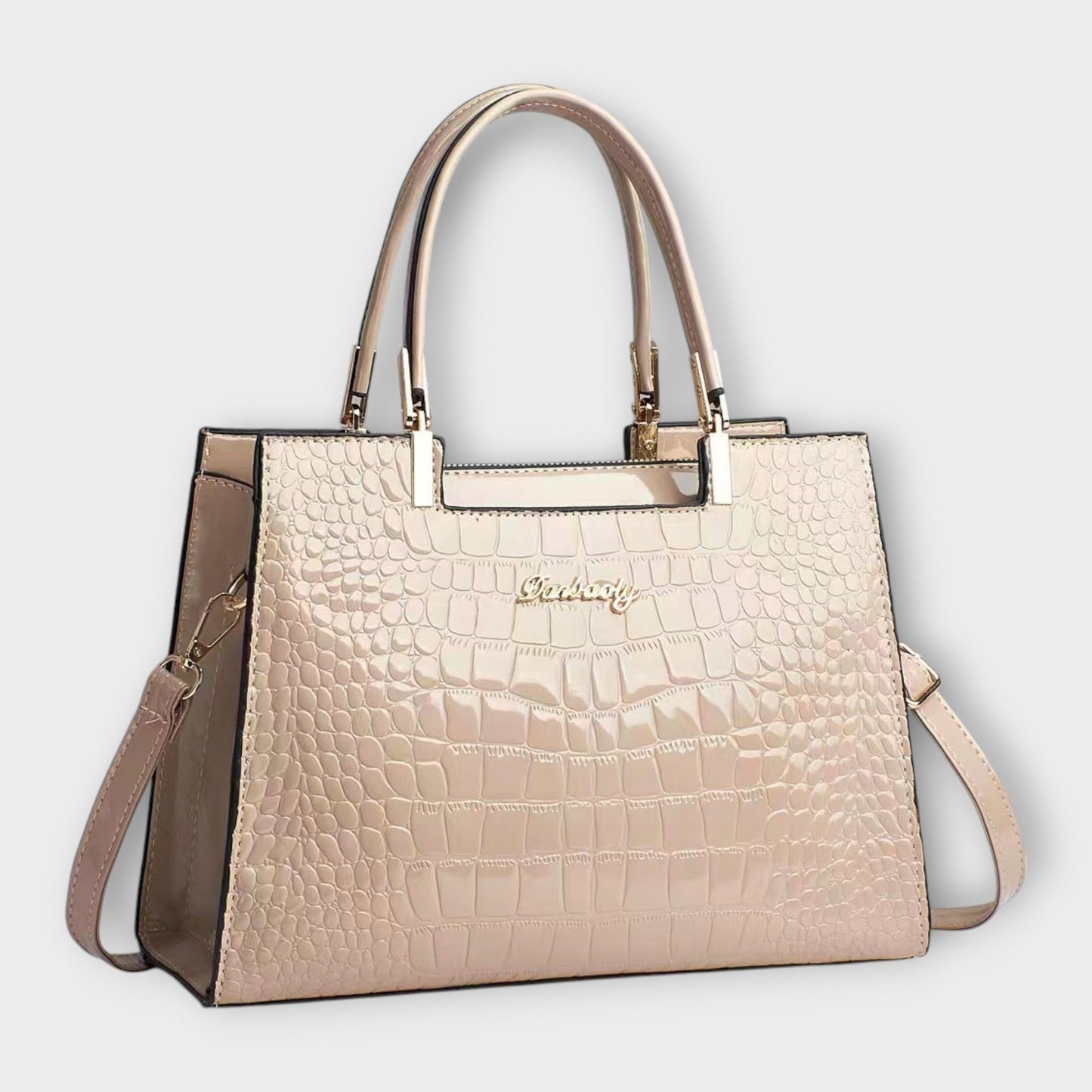 Variant image for Léora - Elegante Handtasche Damen im Krokodilleder-Look, Geräumig & Vielseitig für Jeden Anlass-3