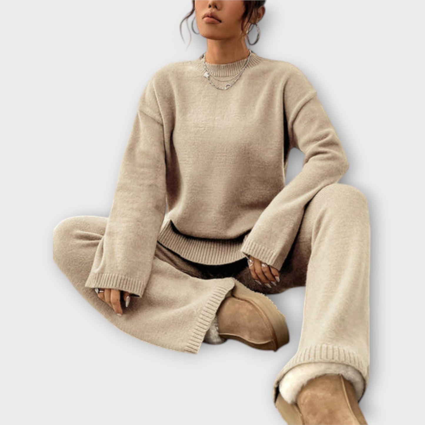 Marie - Weiches Rippenset Für Damen - Minimalistischer Stil, Figurbetonte Passform, Ideal Für Entspannte Tage-3
