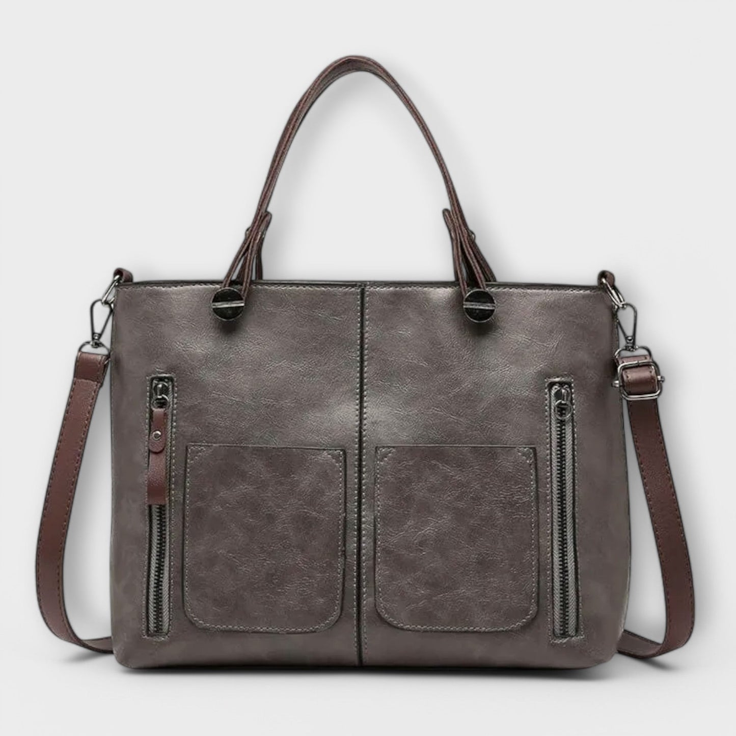 Variant image for Léora. Elegante Handtasche Damen Schwarz Aus Hochwertigem Leder – Geräumige Designer Handtasche Für Arbeit Und Freizeit-3
