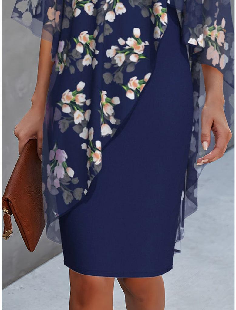 Emma - Ökologisches Damenkleid In Blau, Grün Und Rot - Festliche Kleider Für Verschiedene Anlässe-2