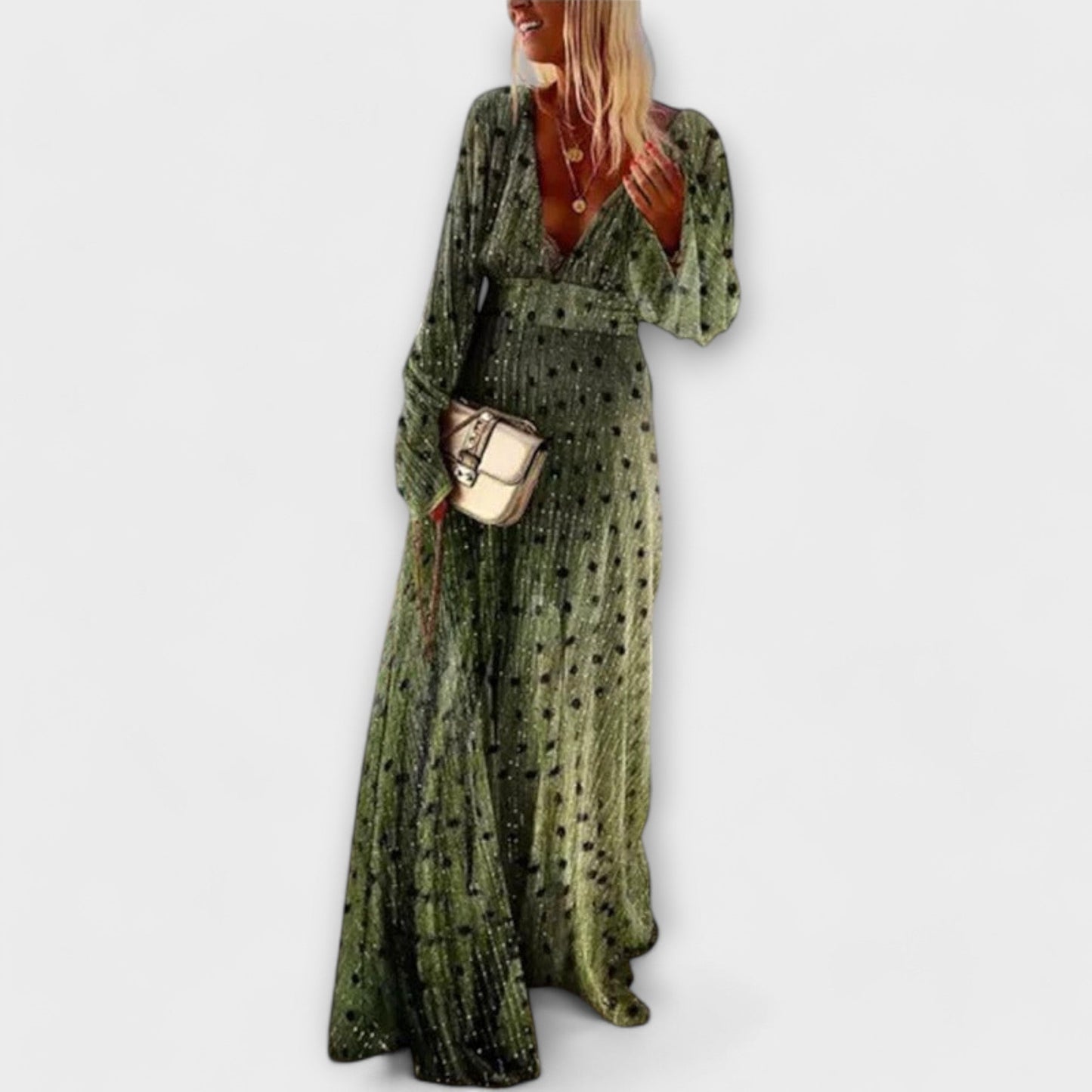 Variant image for Sophie - Elegantes Damenkleid Mit Polka-Dot-Print Für Festliche Anlässe Und Hochzeiten-1