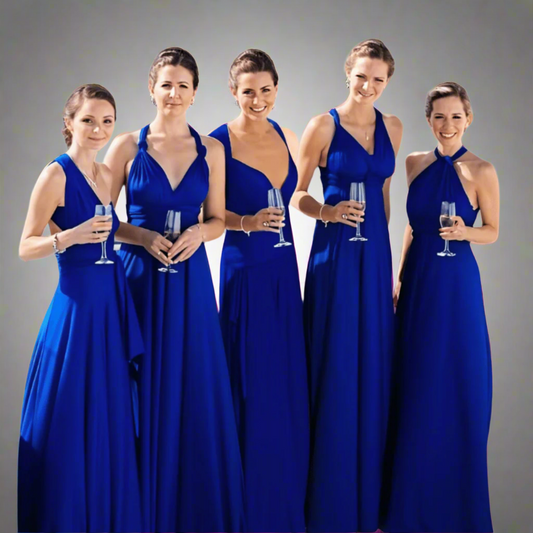 Anna | Elegantes Wickelkleid Damen Midi für Feste und Sommeranlässe aus Premiumstoff-1