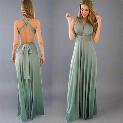 Variant image for Anna | Elegantes Wickelkleid Damen Midi für Feste und Sommeranlässe aus Premiumstoff-9
